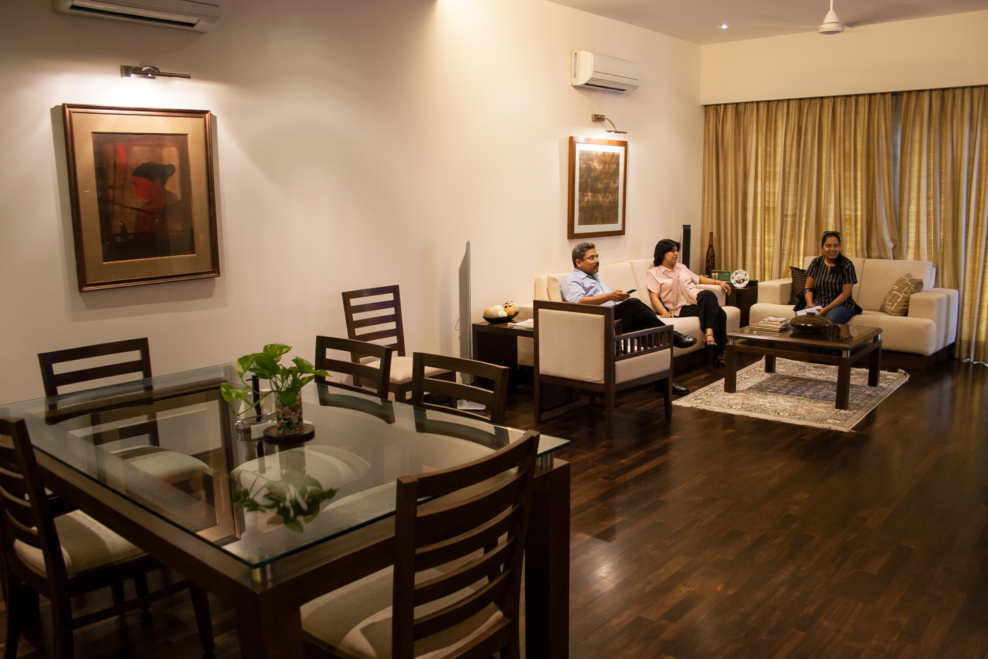 The ground floor drawing-dining