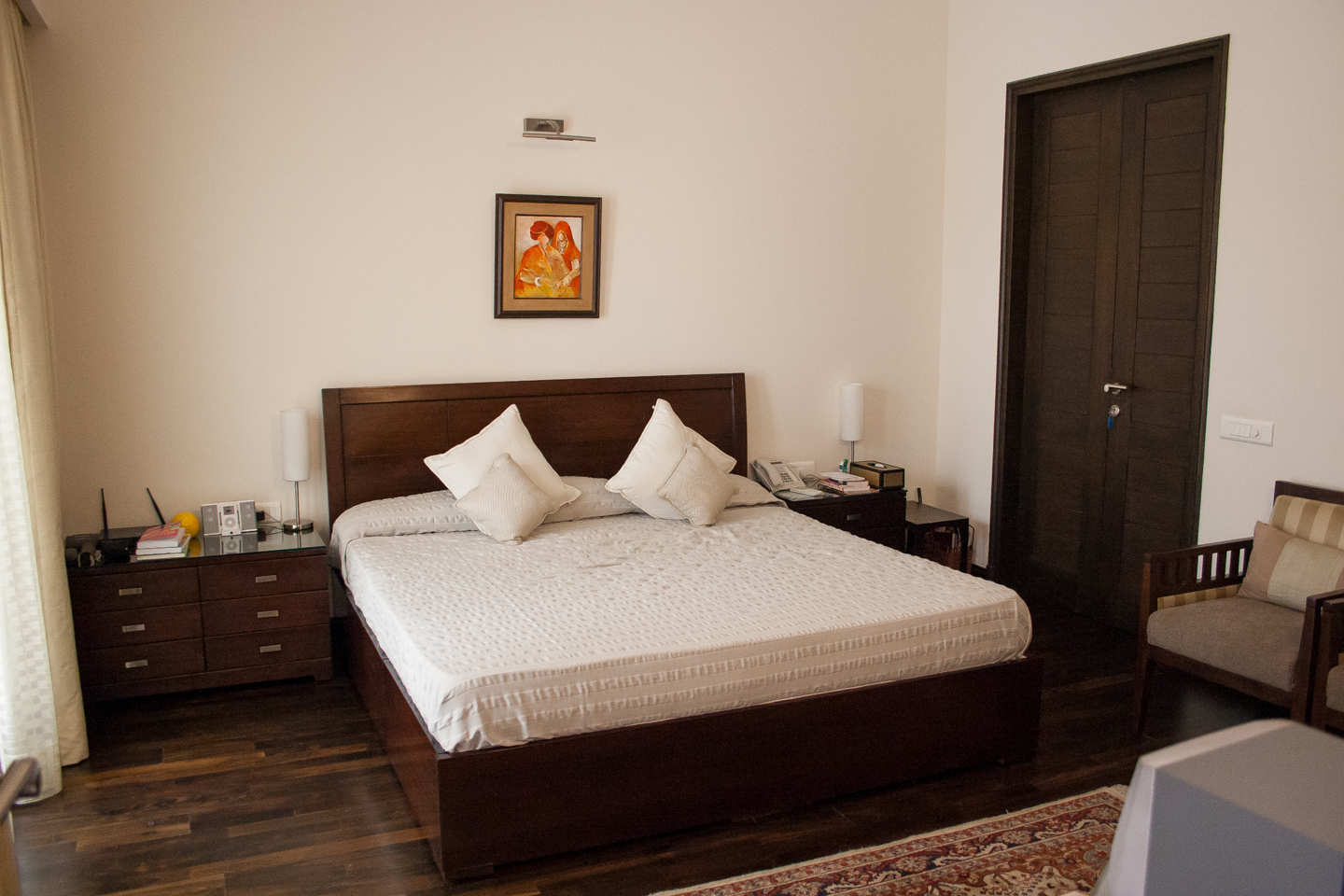 The master bedroom