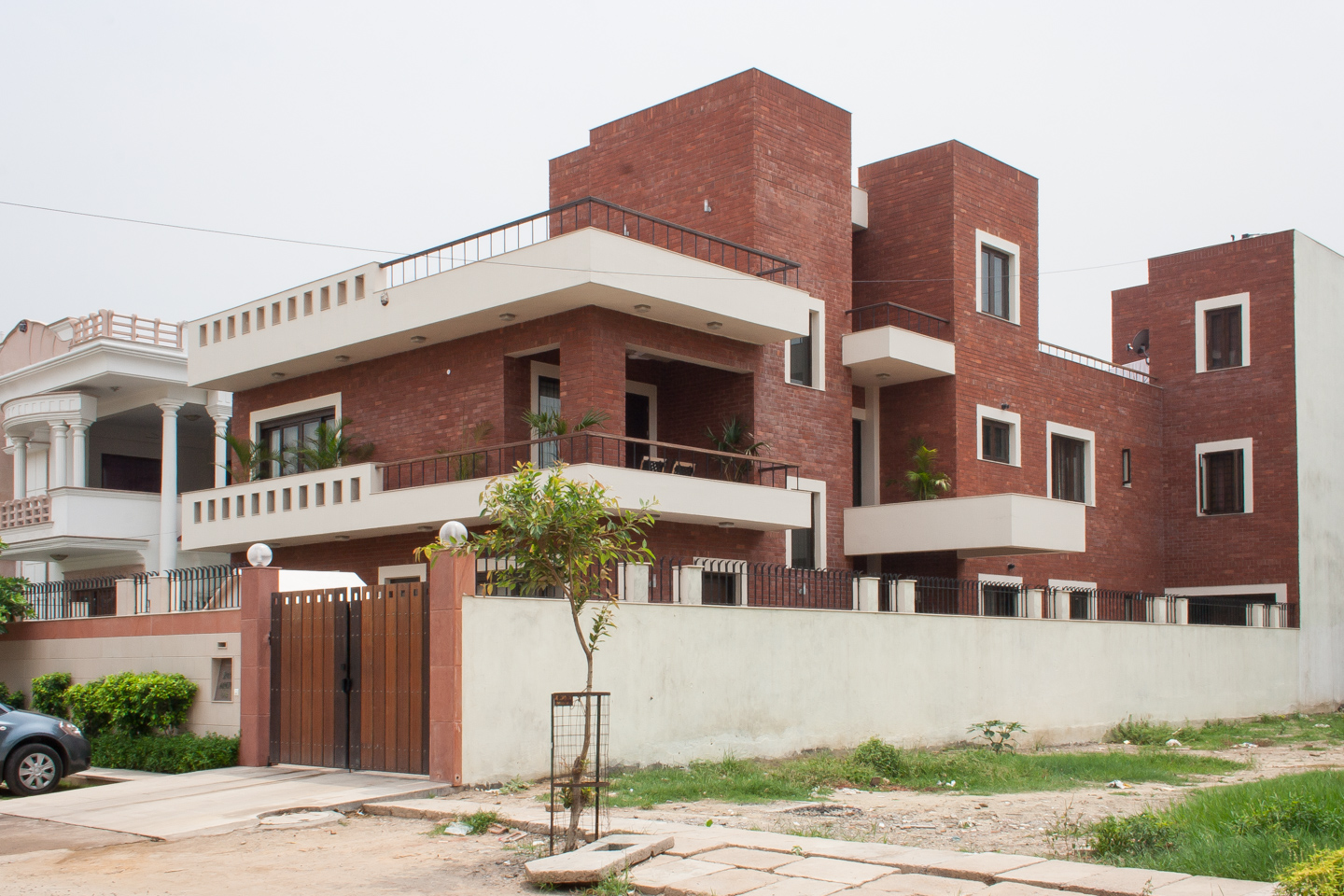 Exterior view of the entire building