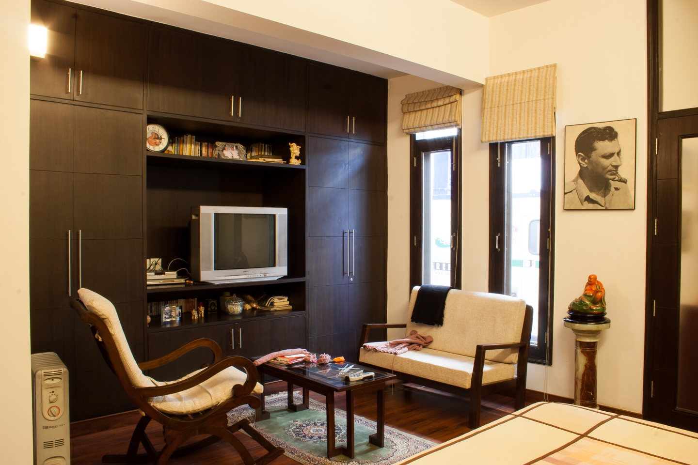 A ground floor bedroom