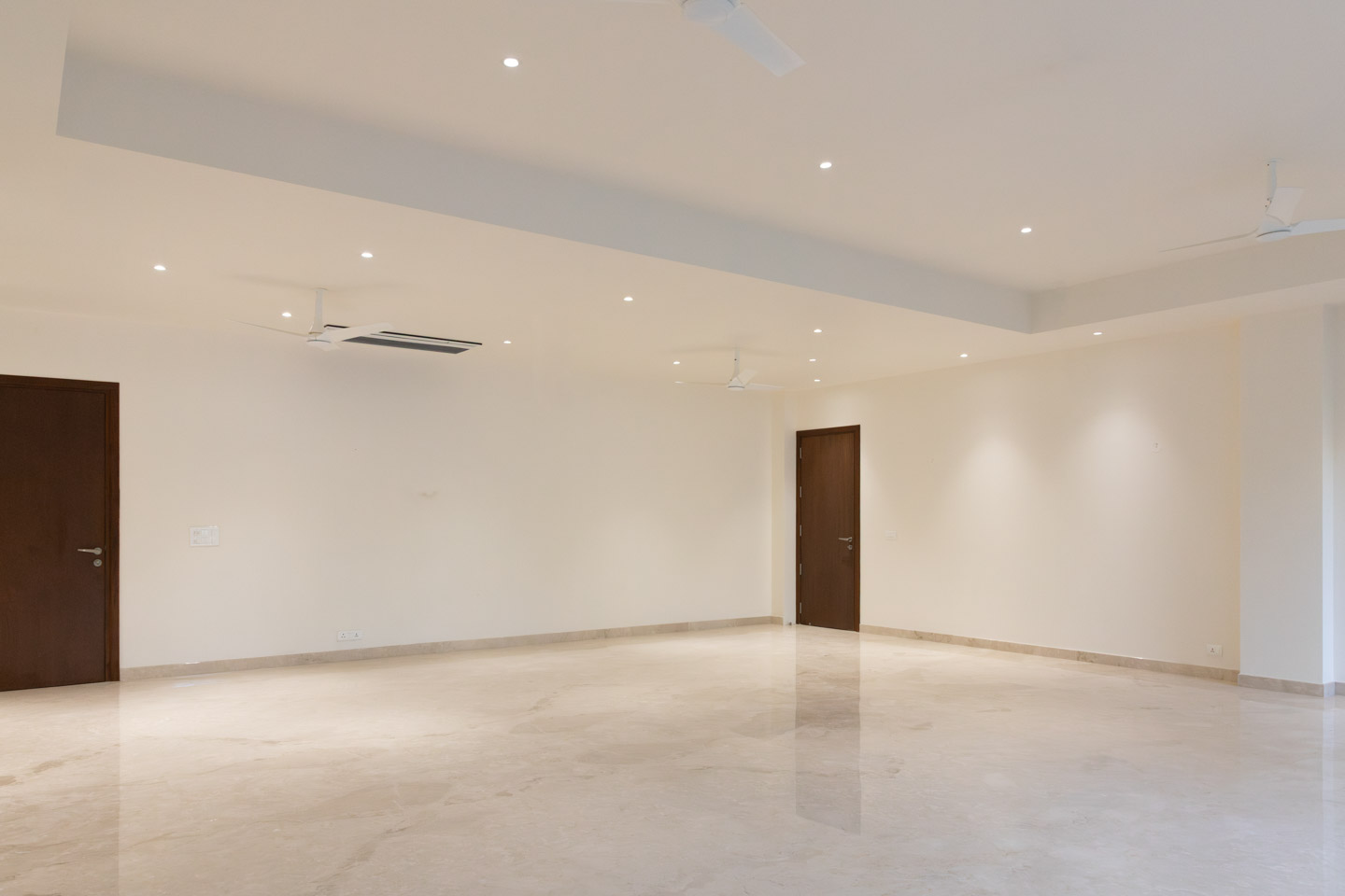 A drawing-dining room.