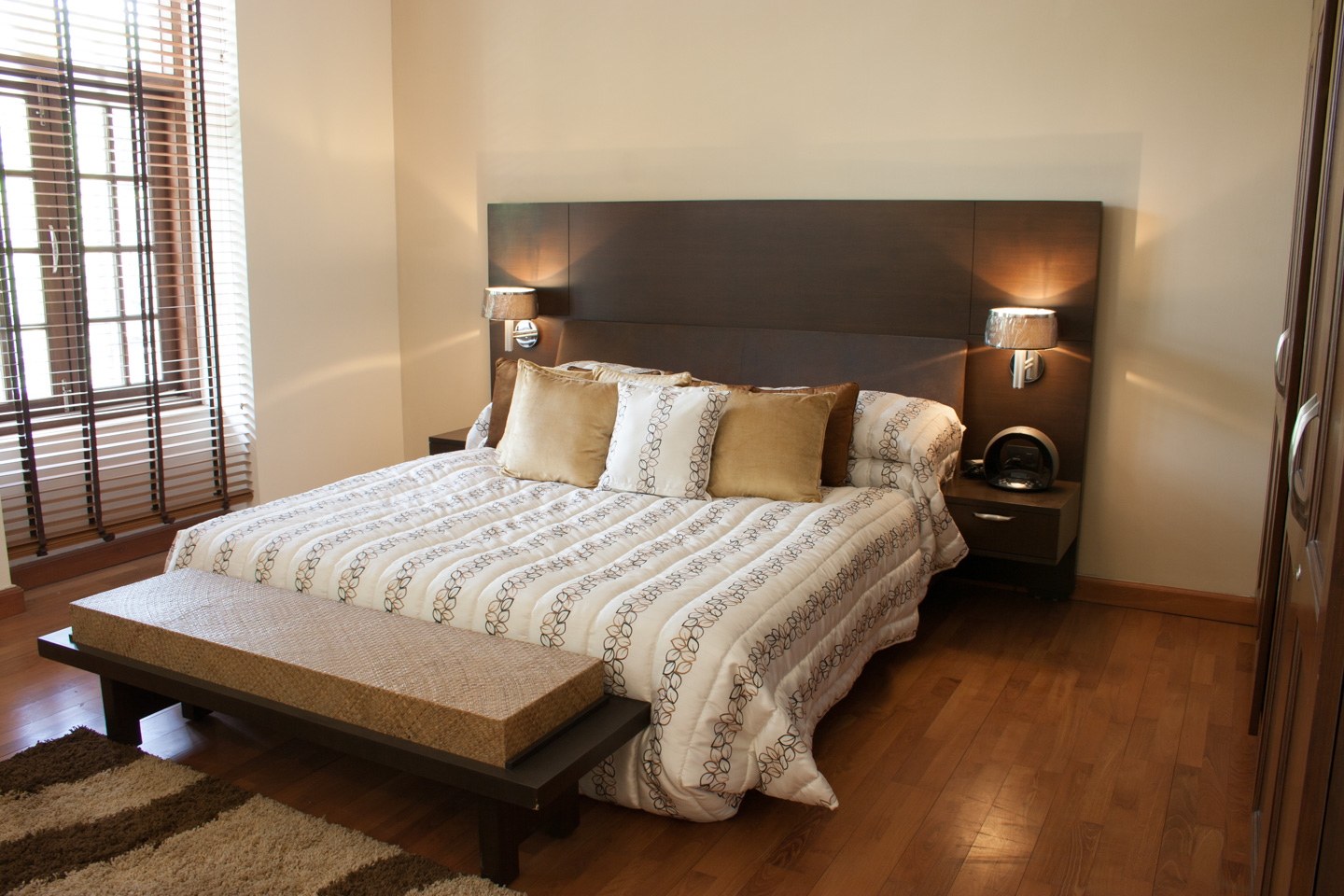 The master bedroom.