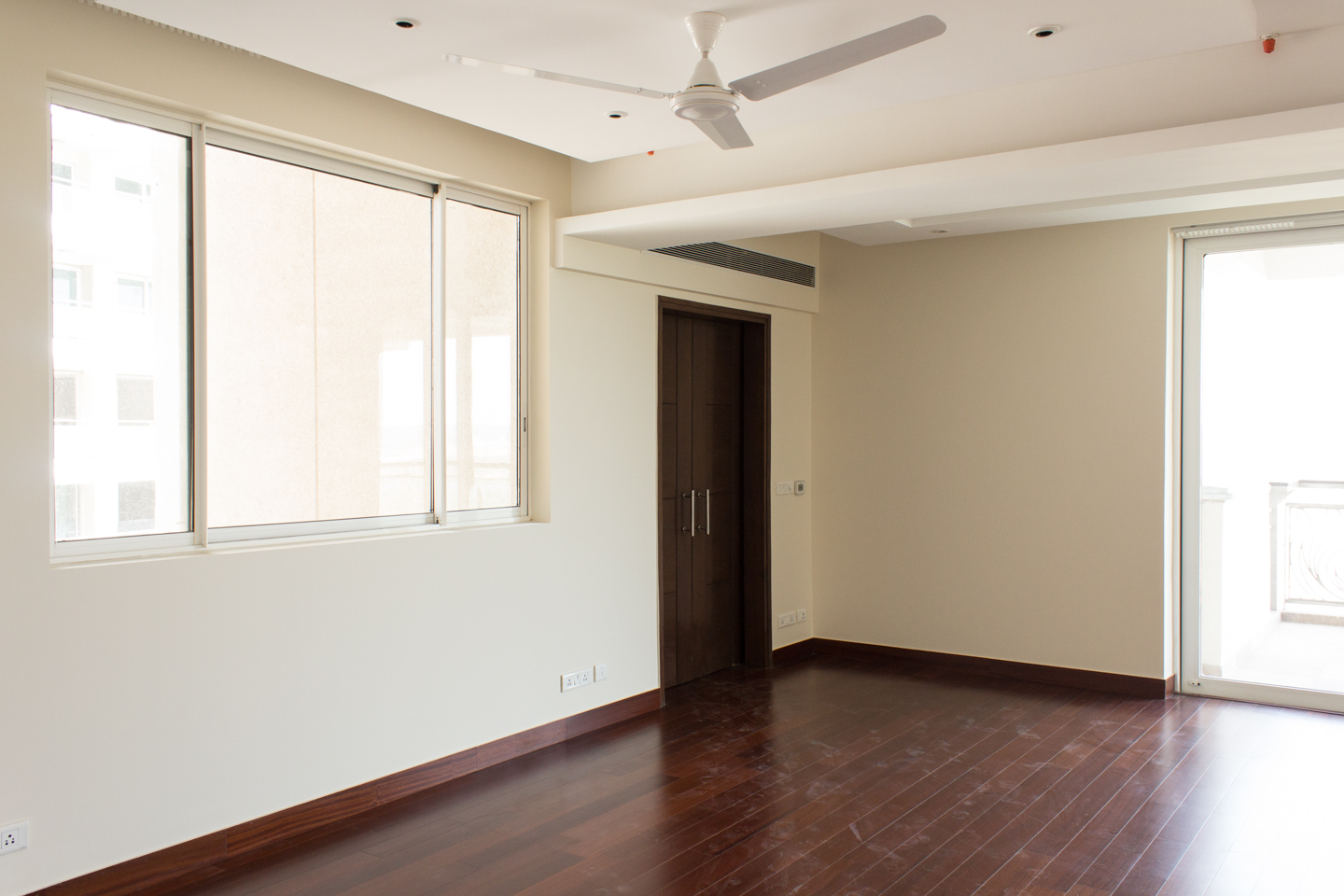 The master bedroom.