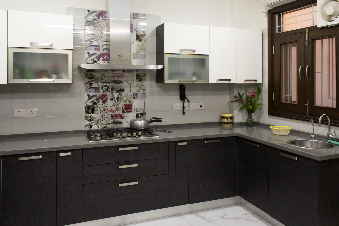 The kitchen.