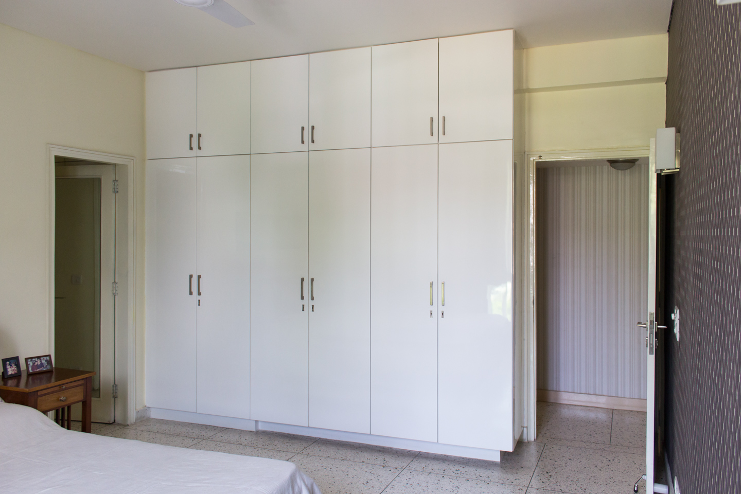 The master bedroom.